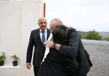 Azərbaycan Respublikasının Prezidenti İlham Əliyev sentyabrın 14-də Xocavənd rayonunun Sos kəndində olub