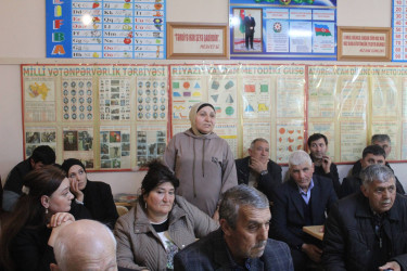 Binəqədi rayonunda məskunlaşan rayon sakinləri ilə növbəti səyyar qəbul keçirilmişdir