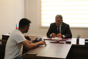 07 oktyabr 2025-ci il tarixdə Xocavənd Rayon İcra Hakimiyyətinin başçısı Eyvaz Hüseynov vətəndaş qəbulu keçirib