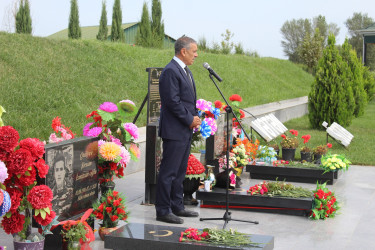 Şəhid Tağıyev Elzamin Eyvaz oğlunun xatirəsi yad edilib.