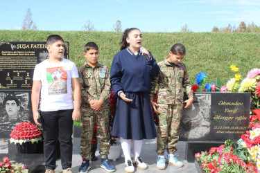 20 sentyabr "Dövlət Suverenliyi Günü" və "Xocavənd Şəhəri Günü" münasibəti ilə tədbir keçirilib