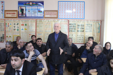 Binəqədi rayonunda məskunlaşan rayon sakinləri ilə növbəti səyyar qəbul keçirilmişdir