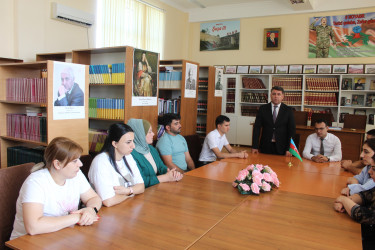 "Heydər Əliyev və Azərbaycan dili” mövzusunda tədbir keçirilmişdir.