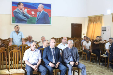 Xocavənd qəsəbəsində vətəndaşların müraciətləri dinlənilib