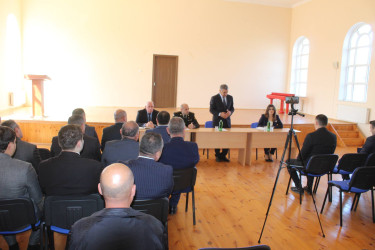 16 aprel 2026-cı il tarixdə 320 ailəlik Xocavənd qəsəbəsində səyyar qəbul keçirilmişdir