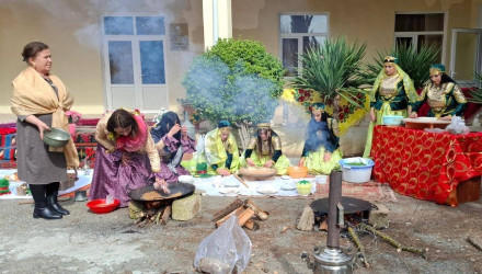 500 ailəlik Xocavənd qəsəbəsində yel çərşənbəsi qeyd edilib