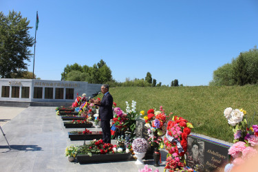 Vətən müharibəsində qəhrəmancasına şəhid olmuş Namazov Xəyal Xudaverdi oğlunun doğum günü münasibətilə tədbir keçirilmişdir