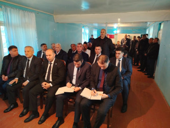 Növbəti səyyar qəbul Yeni Xocavənd qəsəbəsində olub