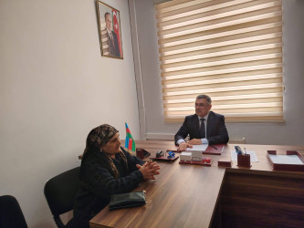 05 may 2026-cı il tarixində Xocavənd Rayon İcra Hakimiyyətinin Başçısı Eyvaz Hüseynov vətəndaş qəbulu keçirib