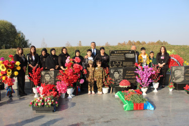 09 noyabr 2025-ci il tarixdə Şəhid Tağıyev Elzamin Eyvaz oğlunun anım günü qeyd edilib