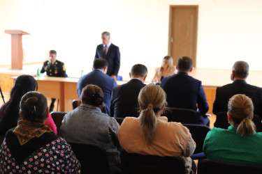 02 oktyabr 2026-cı il tarixində  rayon sakinləri ilə növbəti səyyar qəbul keçirilmişdir