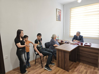 02 iyun 2026-cı il tarixdə Xocavənd Rayon İcra Hakimiyyətinin Başçısı Eyvaz Hüseynov növbəti vətəndaş qəbulu keçirib