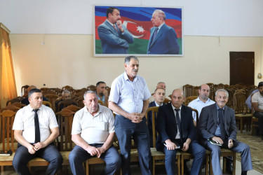 Xocavənd qəsəbəsində vətəndaşların müraciətləri dinlənilib