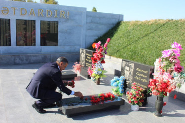 Vətən müharibəsində qəhrəmancasına şəhid olmuş Şəhid Nüsrətli Ceyhunun və Şəhid Məzahir Göyüşovun anım günü qeyd edilib.