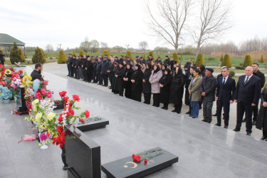 Şəhid Göyüşov Məzahir Niyaz oğlunun xatirəsi yad edilib