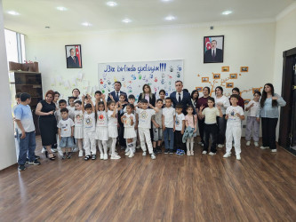 1 İyun Uşaqların Beynəlxalq Müdafiəsi Günü münasibətilə uşaqların Beyləqan rayonunda yerləşən Gənclər Mərkəzinə ekskursiyası təşkil edilmişdir