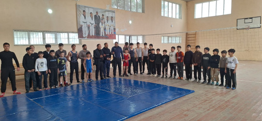 Bədən Tərbiyəsi və İdman Gününə həsr olunmuş güləş yarışı keçirilib